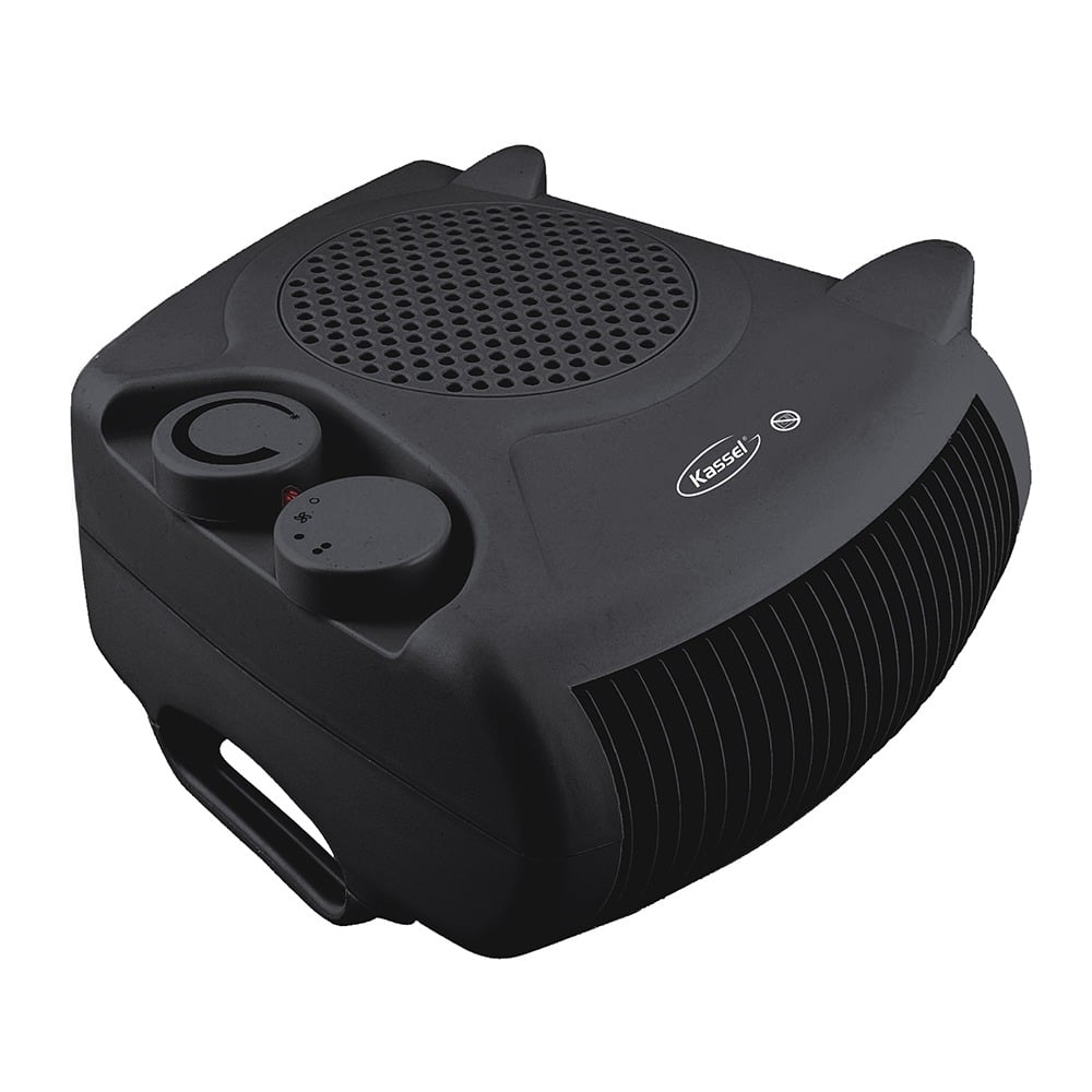 Caloventilador Kassel Horizontal Negro