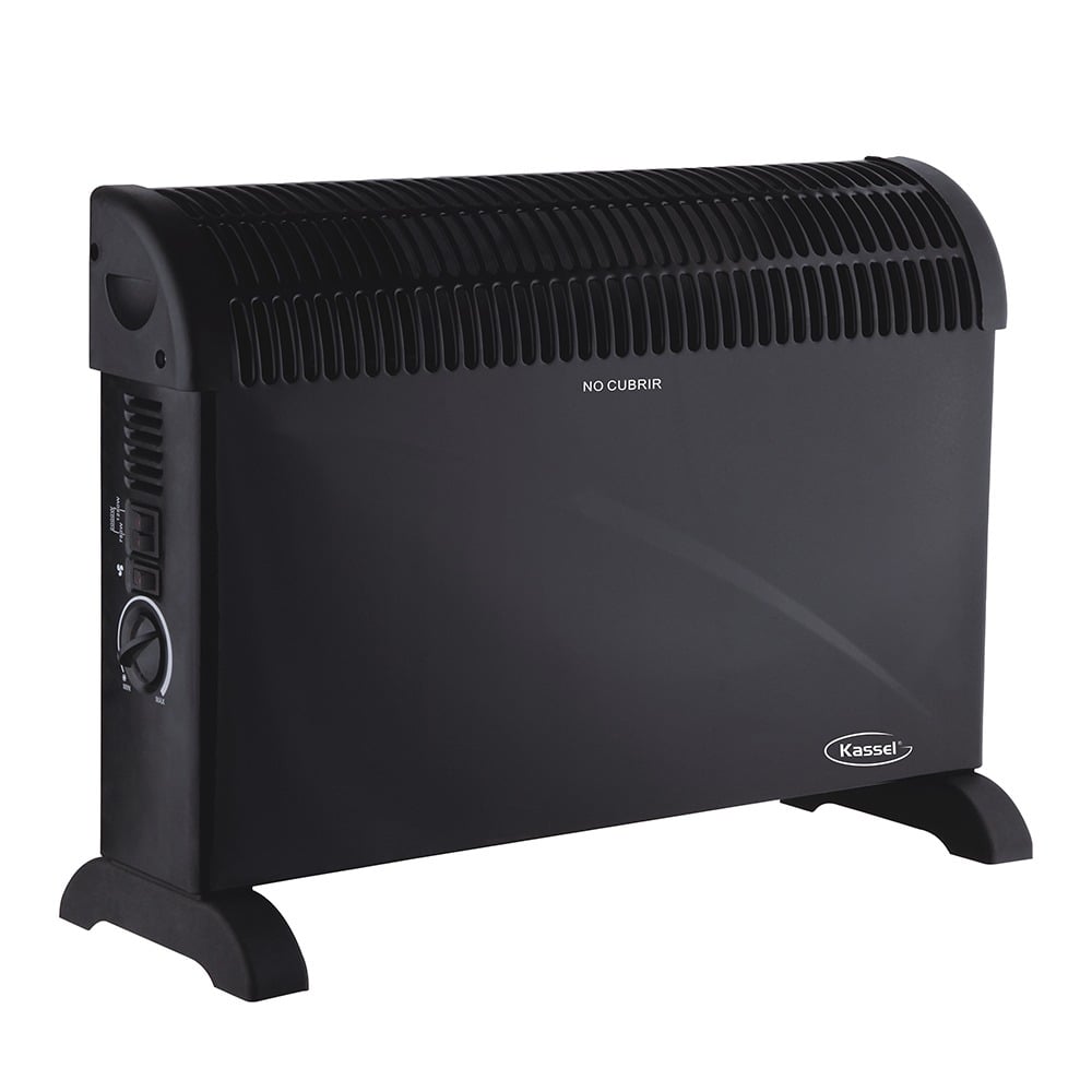 Convector Kassel Turbo Negro 