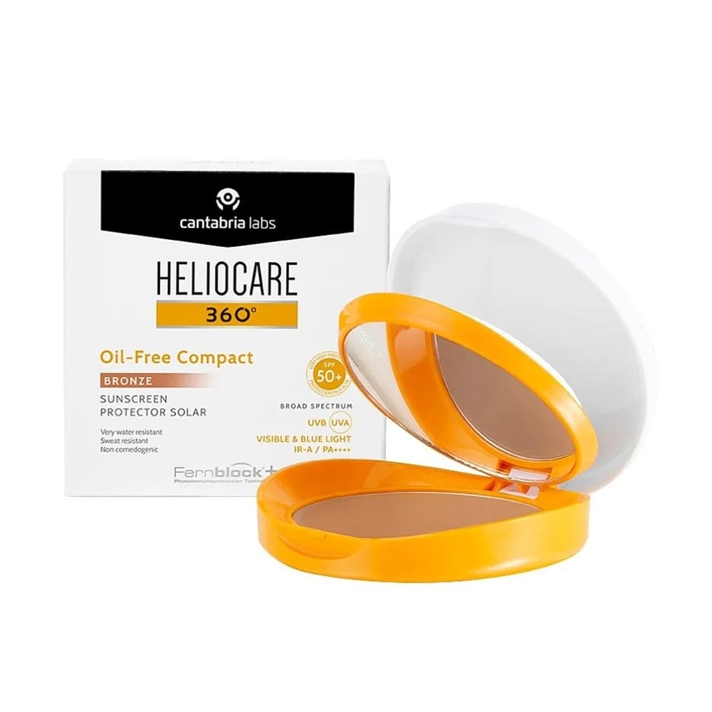 Protector Solar Heliocare en Polvo Oil Free Compact FPS50+ Bronze