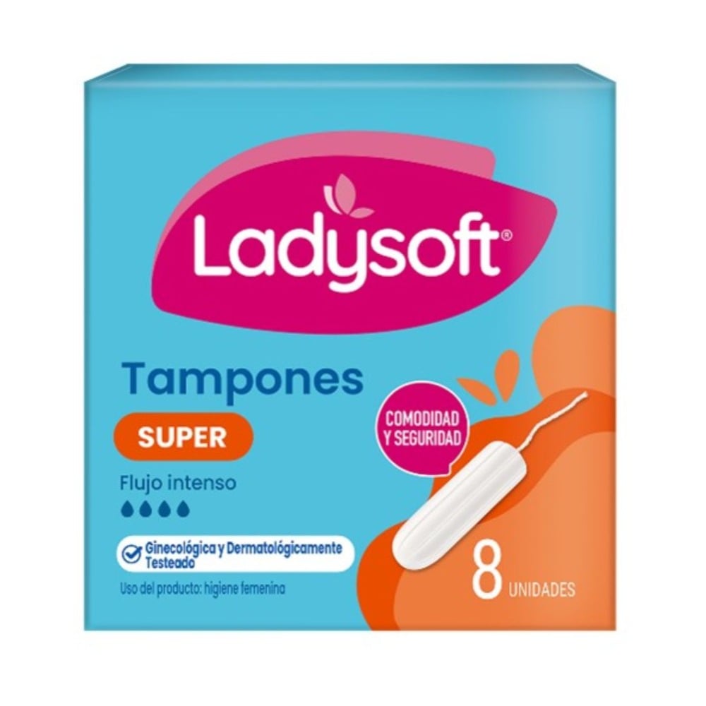 Tampones Ladysoft Super 8 Unidades 
