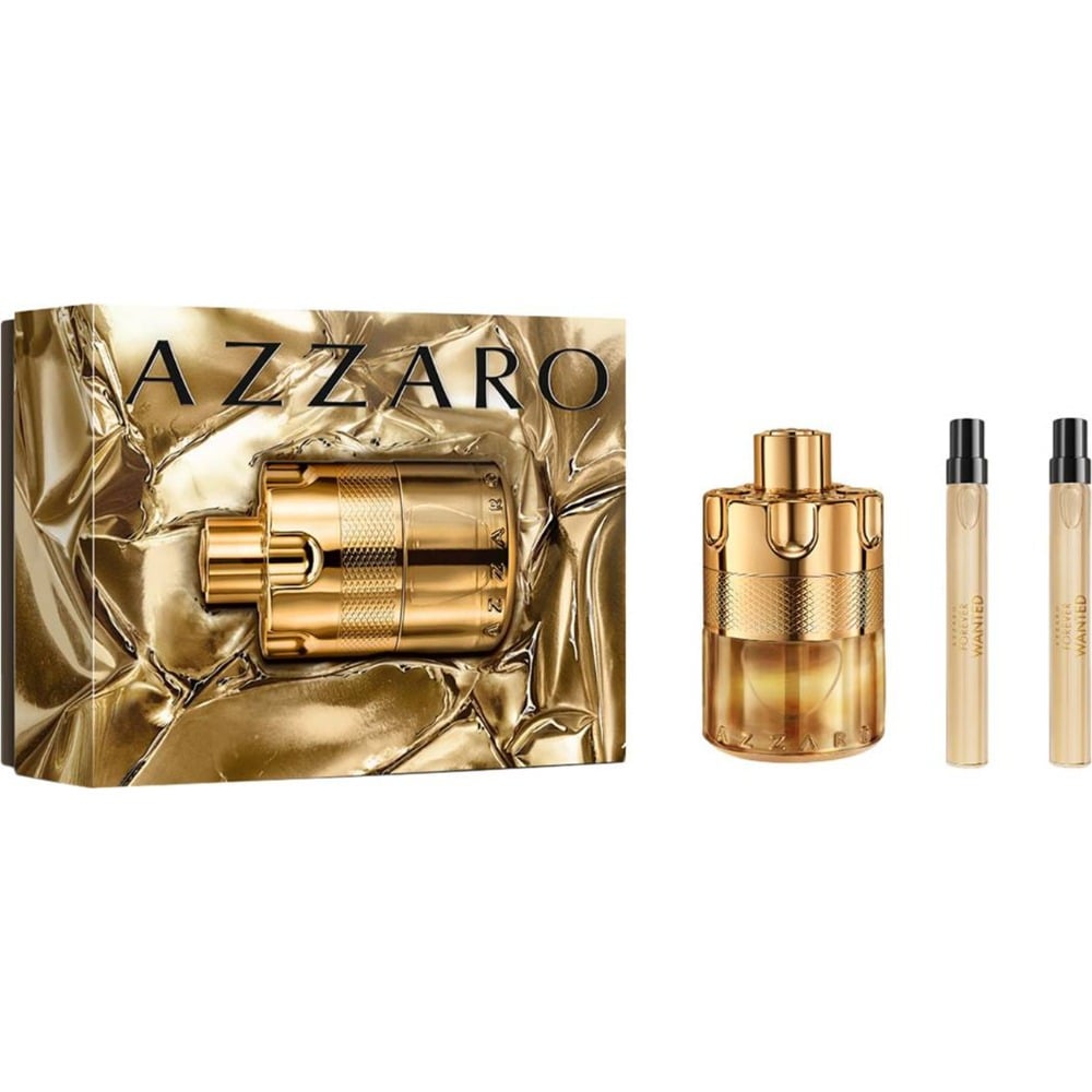 Cofre Azzaro Perfume Forever Wanted Elixir Men Parfum 100 ml + 2 Mini Tallas