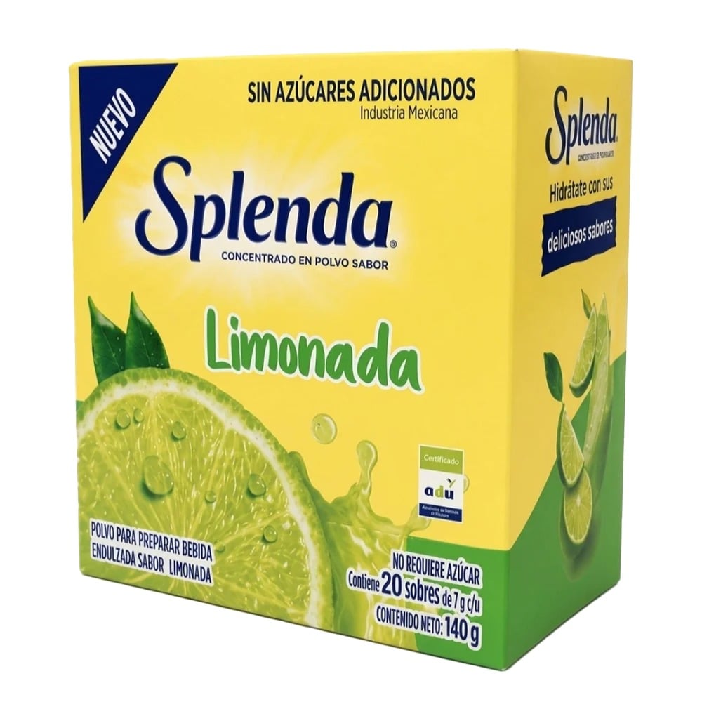 Limonada Splenda en Polvo 20 Sobres 