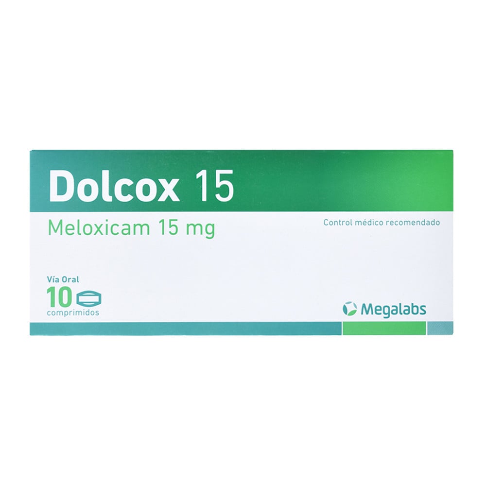 DOLCOX 15 MG 10 COMPRIMIDOS