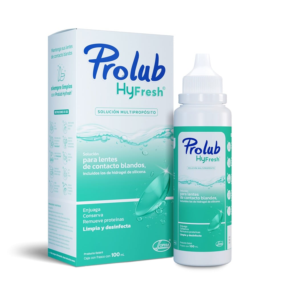 Prolub HyFresh Solución para Lentes de Contacto 100 ml