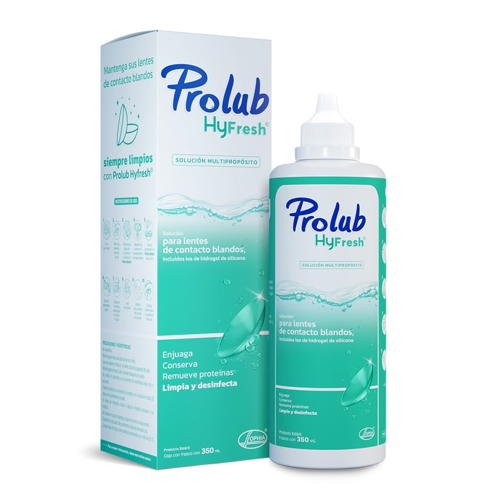 Prolub HyFresh Solución para Lentes de Contacto 350 ml