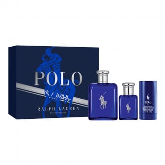 Cofre Ralph Lauren Perfume Polo Blue Men EDT 125 ml + 40 ml + Desodorante 75 g