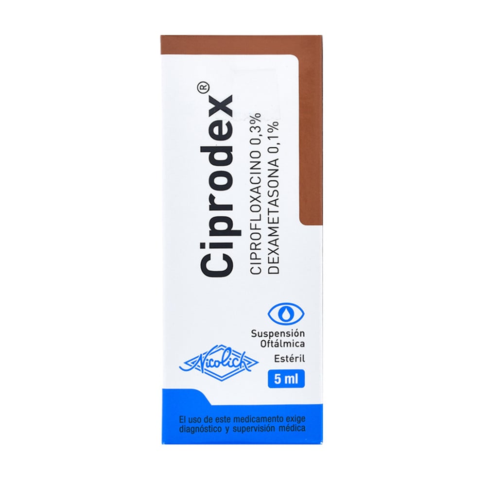 Ciprodex 0.3%/0.1% Suspensión Oftálmica 5 ml
