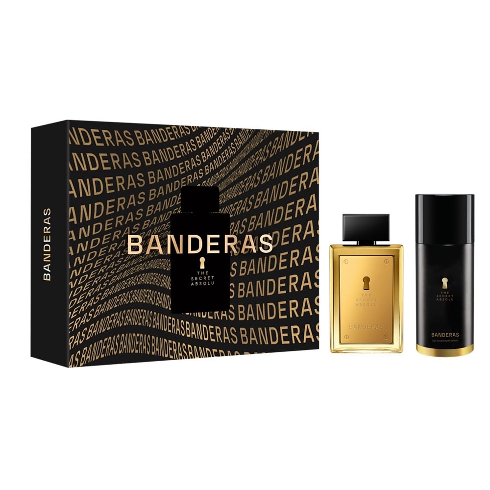 Cofre Antonio Banderas Perfume The Secret Absolu Men EDP 100 ml + Desodorante 150 ml 