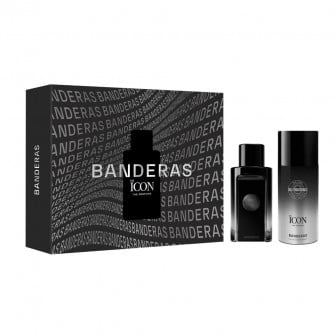Cofre Antonio Banderas Perfume The Icon Men EDP 100 ml + Desodorante 150 ml
