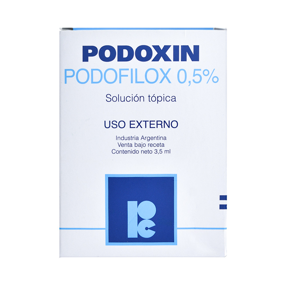 Podoxin 0.5 % Solución Tópica 3.5 ml