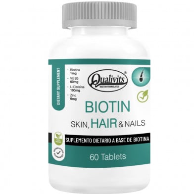 Biotin Skin Hair & Nails 60 Tabletas