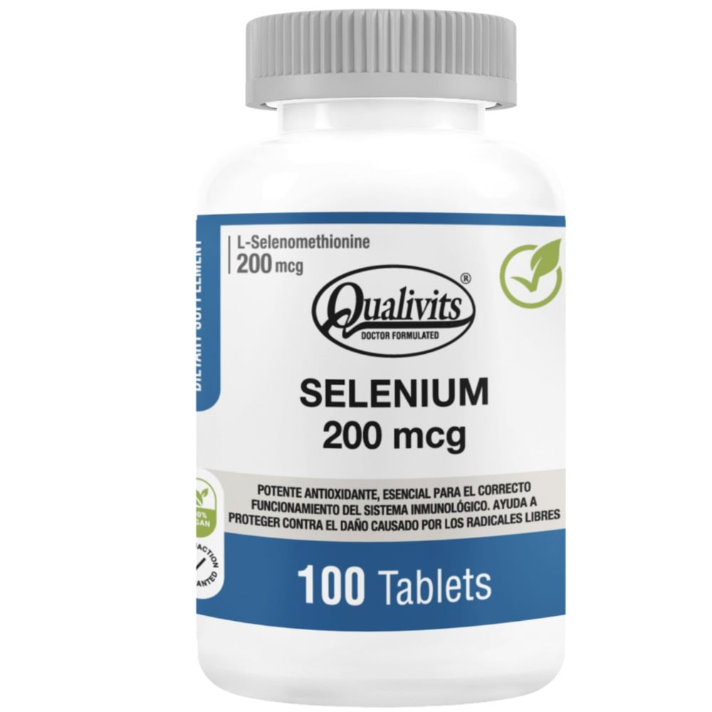 Selenium 200 mcg 100 Tabletas