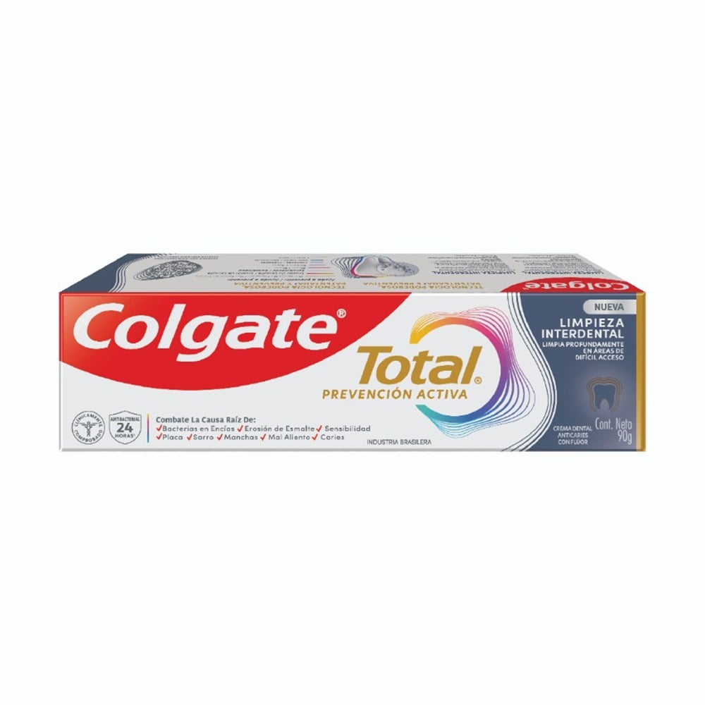 Pasta de Dientes Colgate Total Limpieza Interdental 90 g 