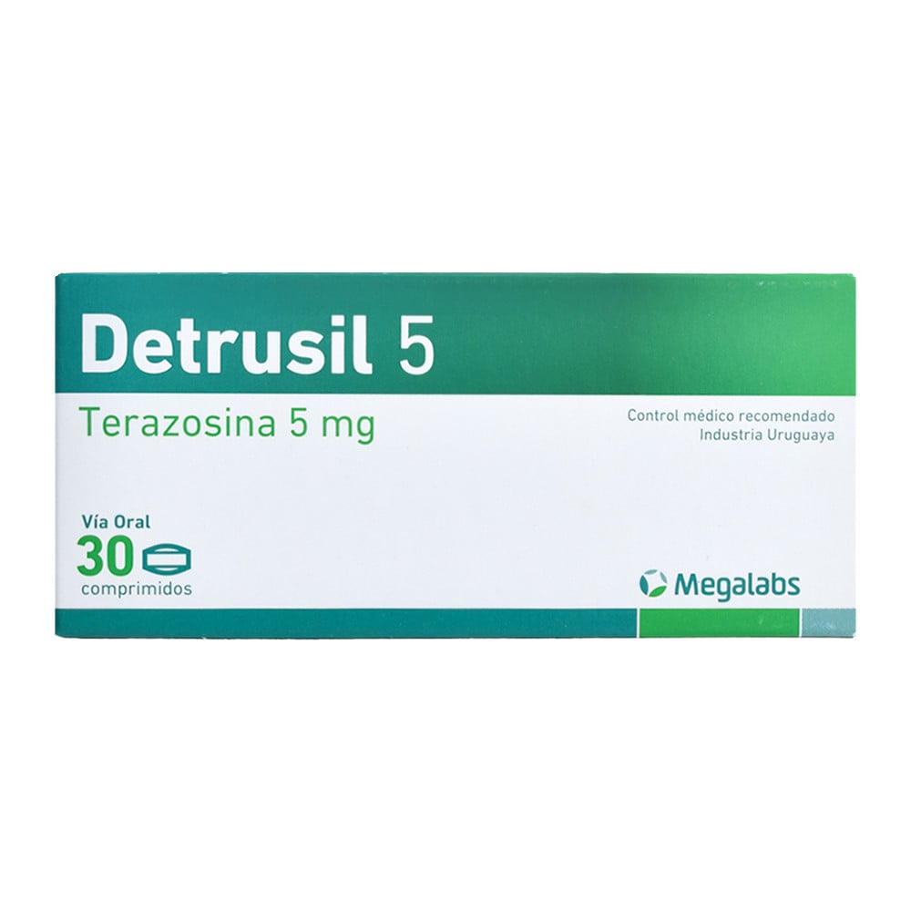 DETRUSIL 5 MG 30 COMPRIMIDOS
