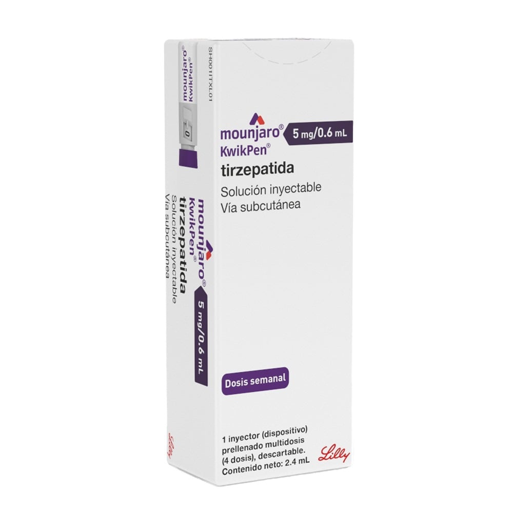Mounjaro 5 mg/0.6 ml Solución Inyectable 1 Inyector Prellenado Multidosis 