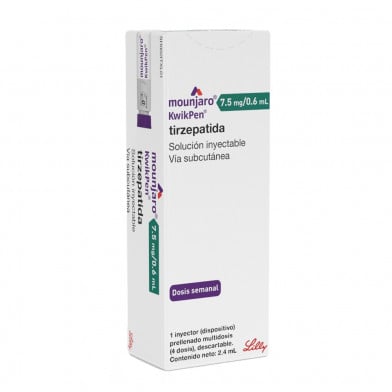 Mounjaro 7.5 mg/0.6 ml Solución Inyectable 1 Inyector Prellenado Multidosis