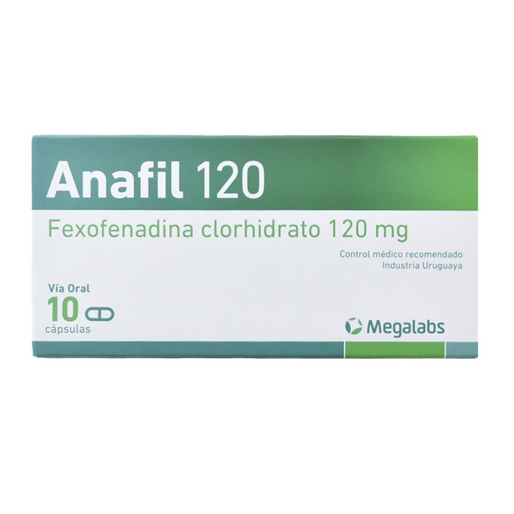 ANAFIL 120 MG 10 COMPRIMIDOS
