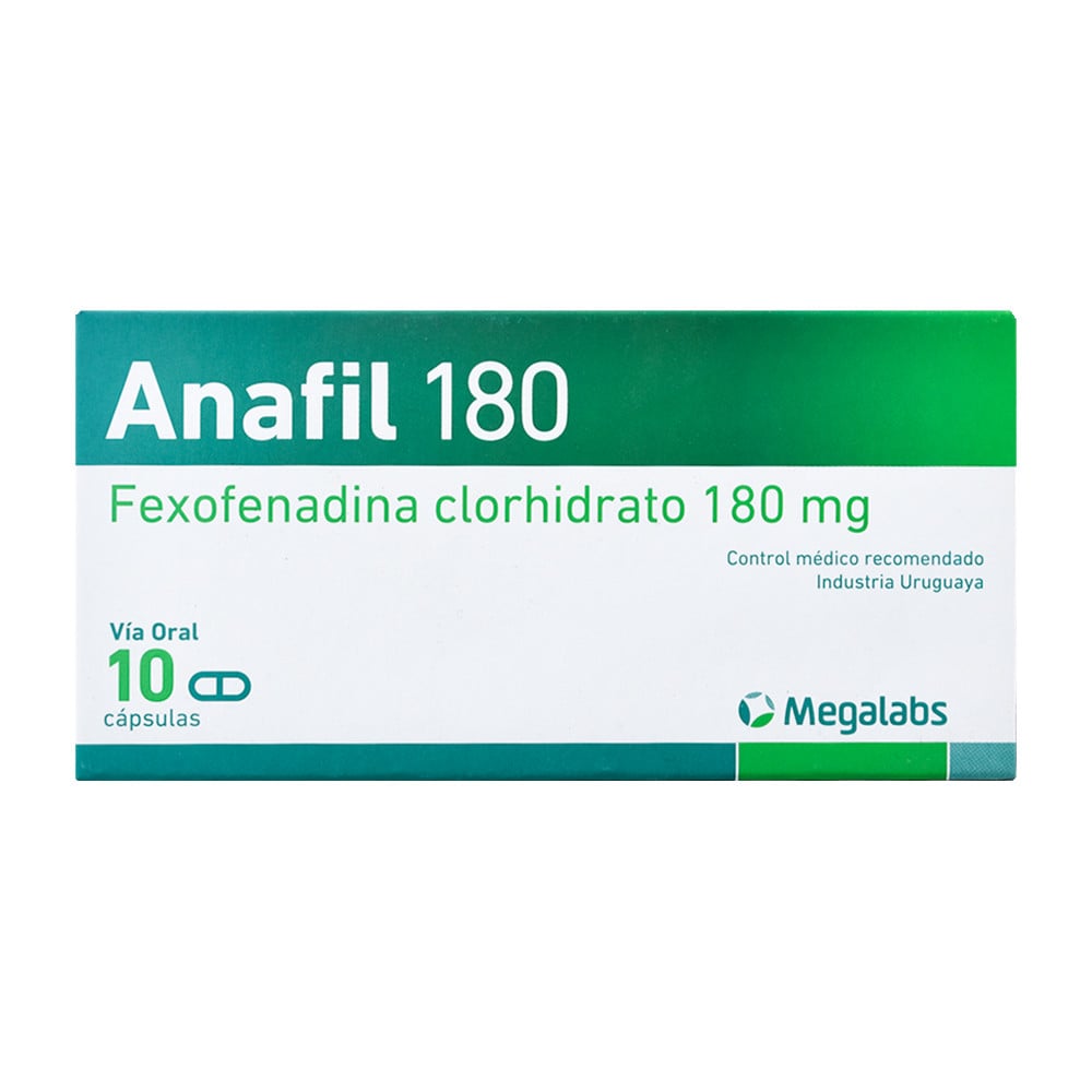 ANAFIL 180 MG 10 COMPRIMIDOS