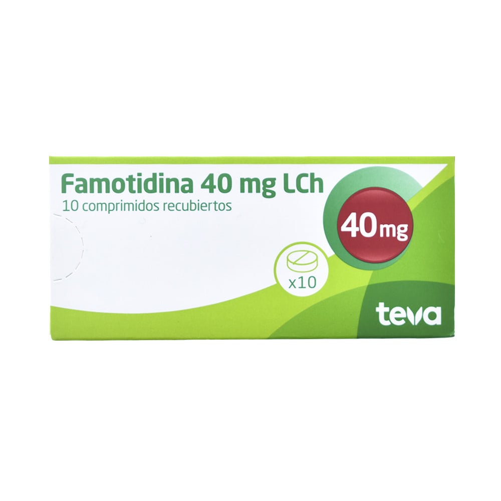 FAMOTIDINA LCH 40 MG 10 COMPRIMIDOS