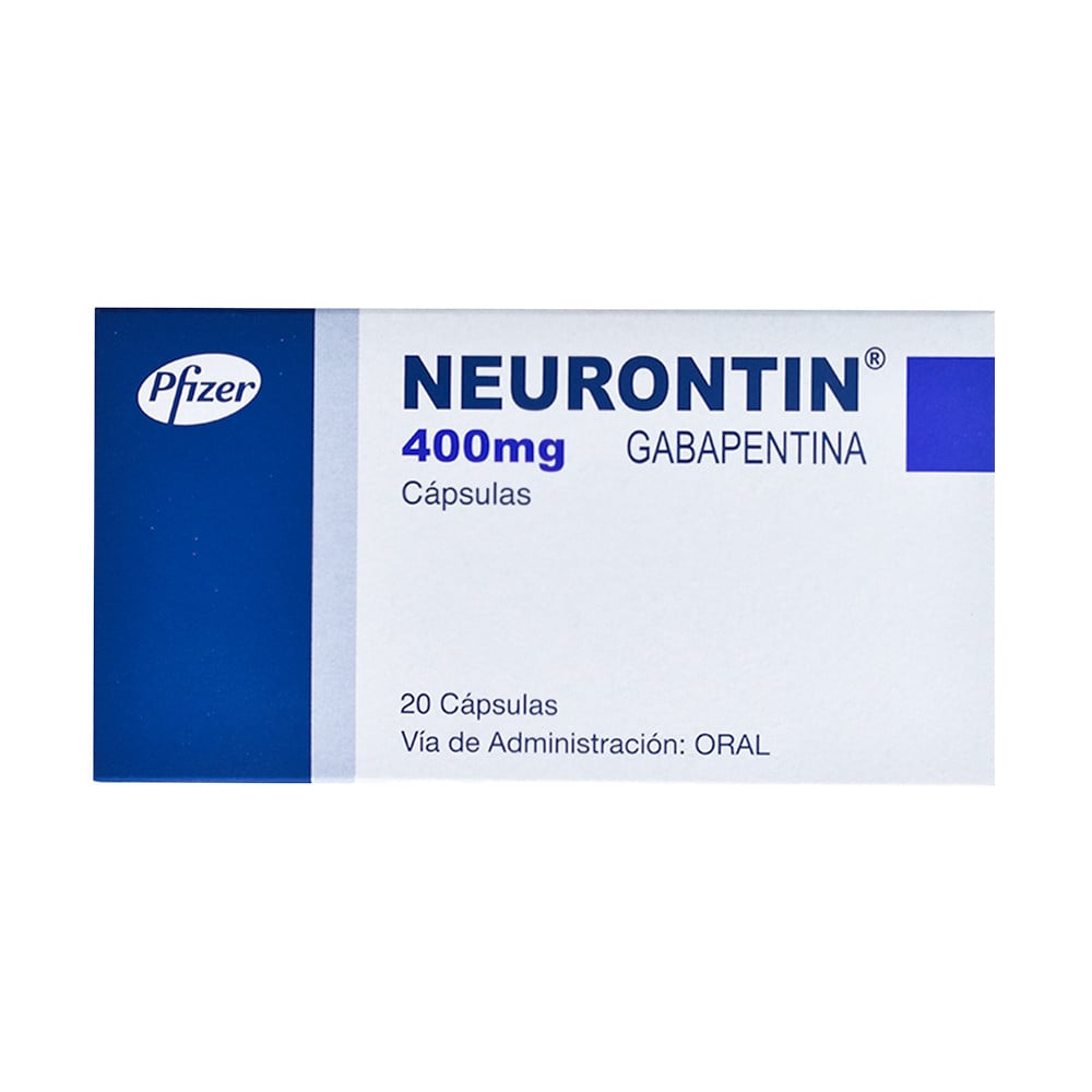 Neurontin 400 mg 20 Cápsulas