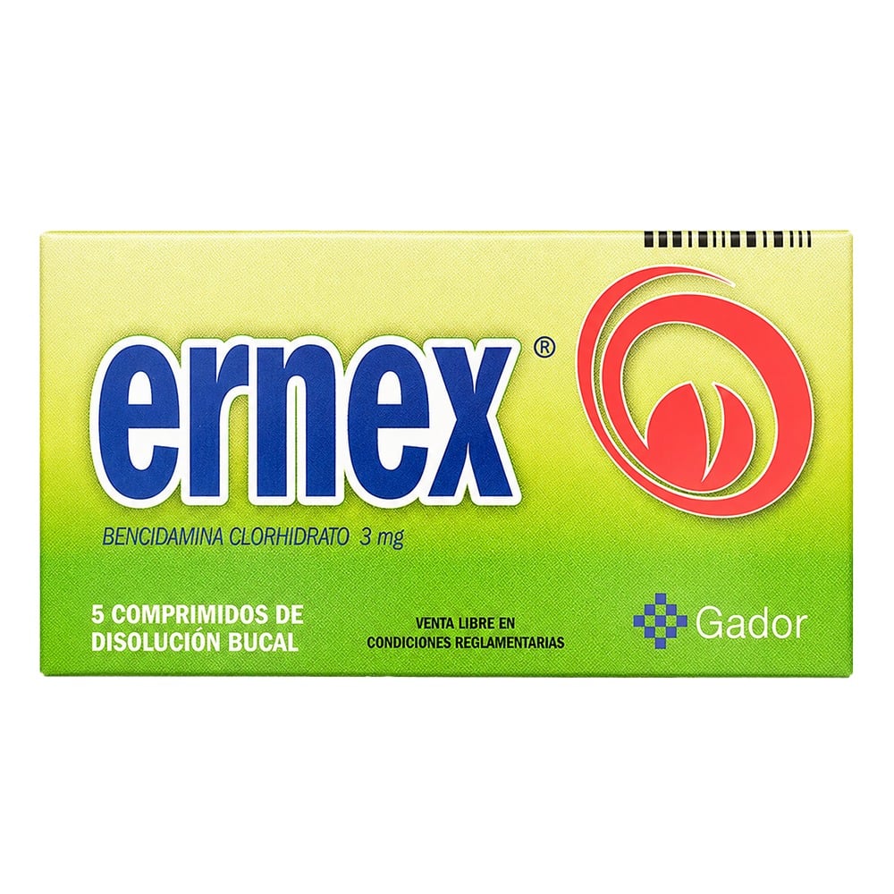 Ernex 3 mg 5 Comprimidos de Disolución Bucal