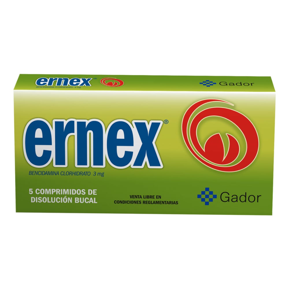 Ernex 3 mg 5 Comprimidos de Disolución Bucal