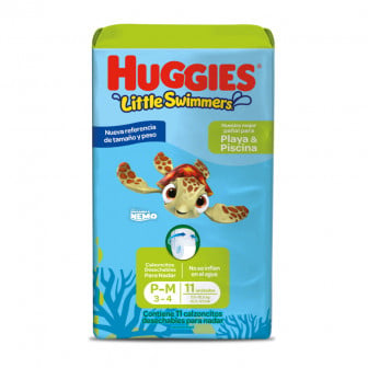 Pañales de Agua Huggies Little Swimmers Pants P-M 11 Unidades