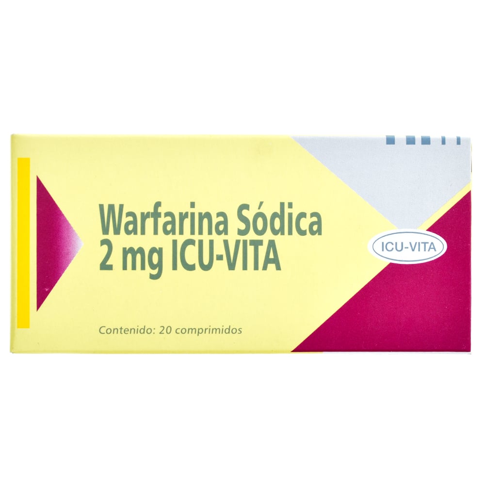Warfarina Sódica 2 mg 20 Comprimidos