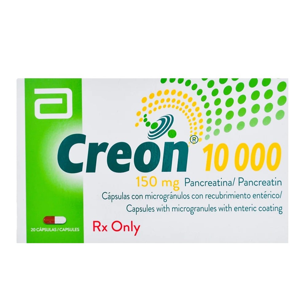 Creon 10000 150 mg 20 Cápsulas