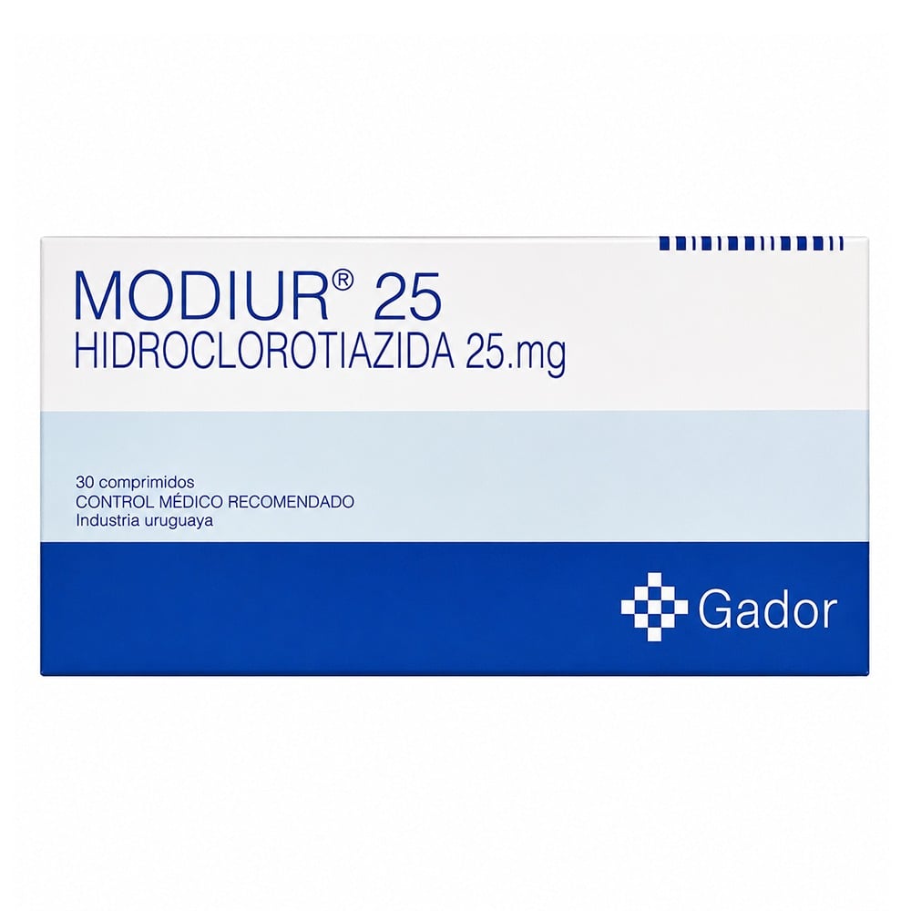 Modiur 25 mg 30 Comprimidos