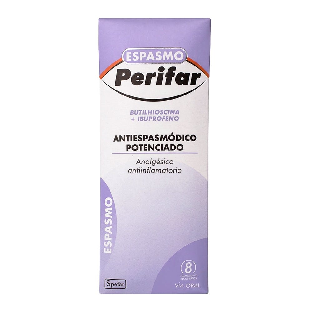 Espasmo Perifar 8 Comprimidos Recubiertos