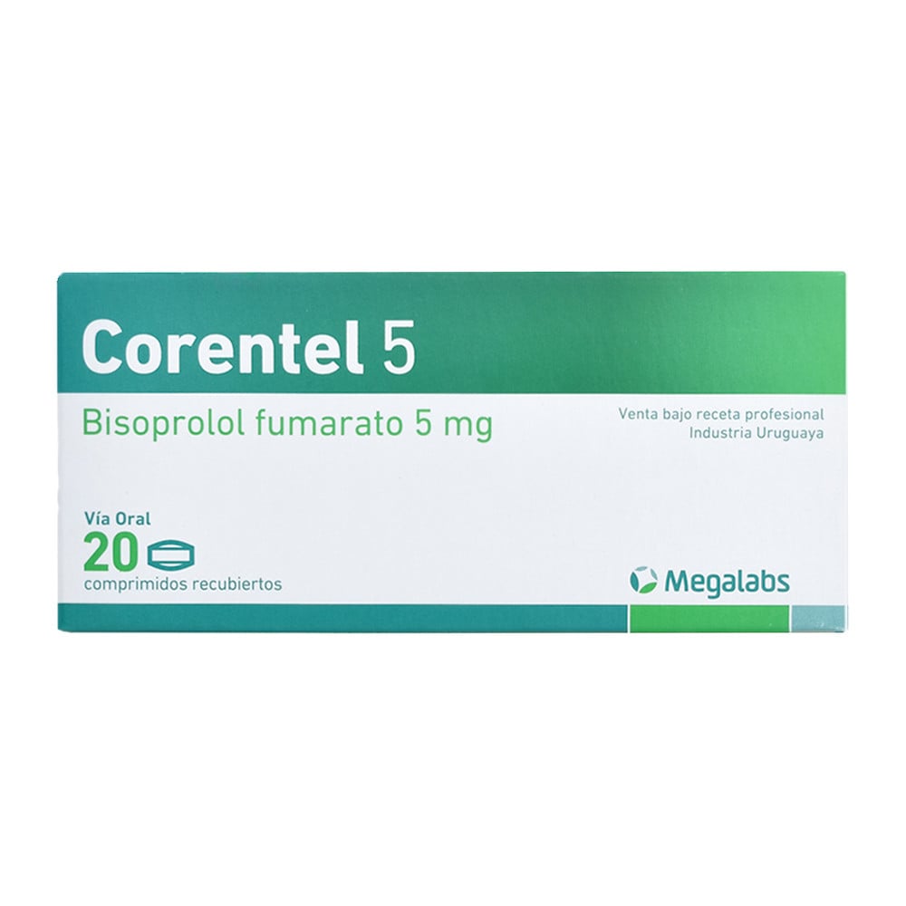CORENTEL 5 MG 20 COMPRIMIDOS