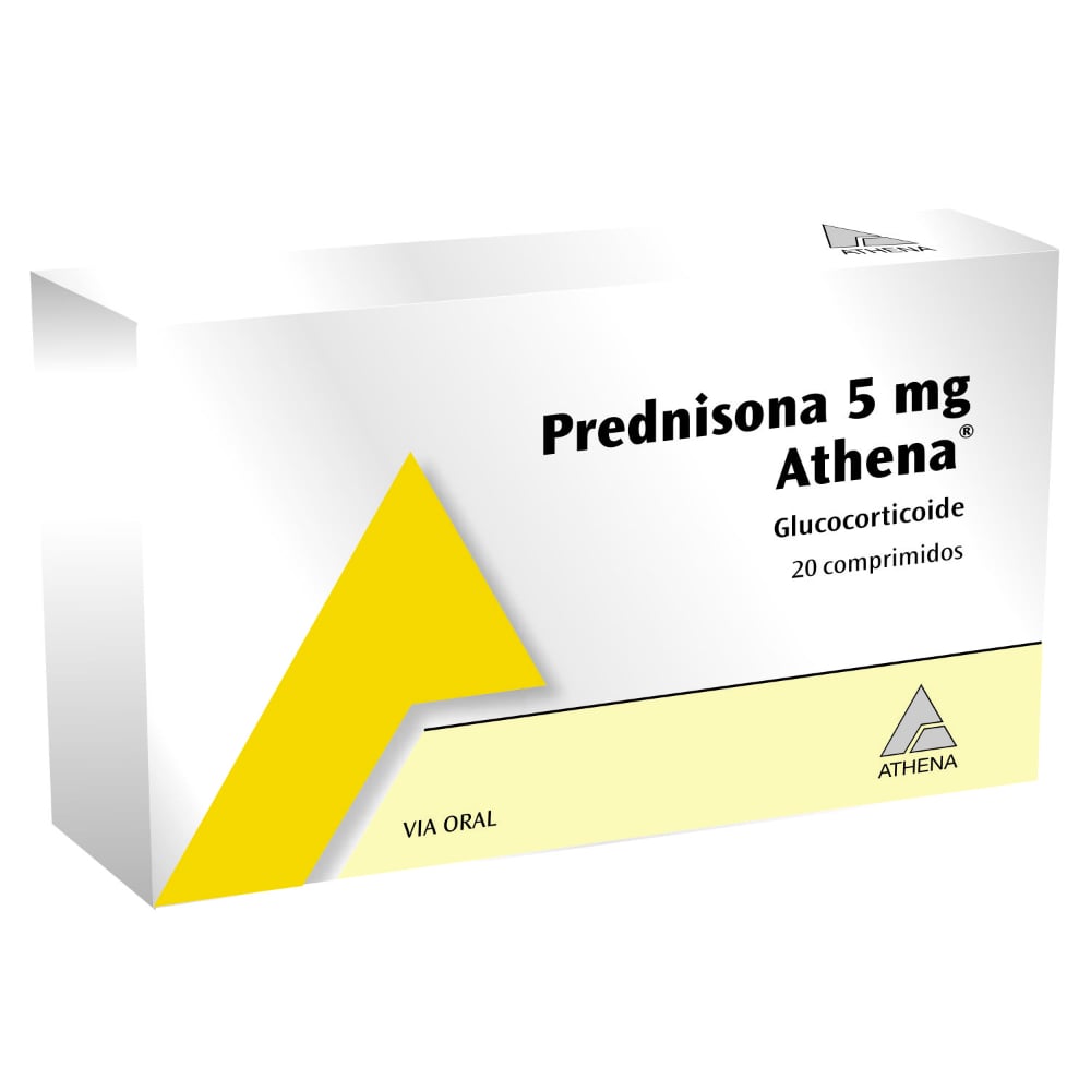 Prednisona Athena 5 mg 20 Comprimidos