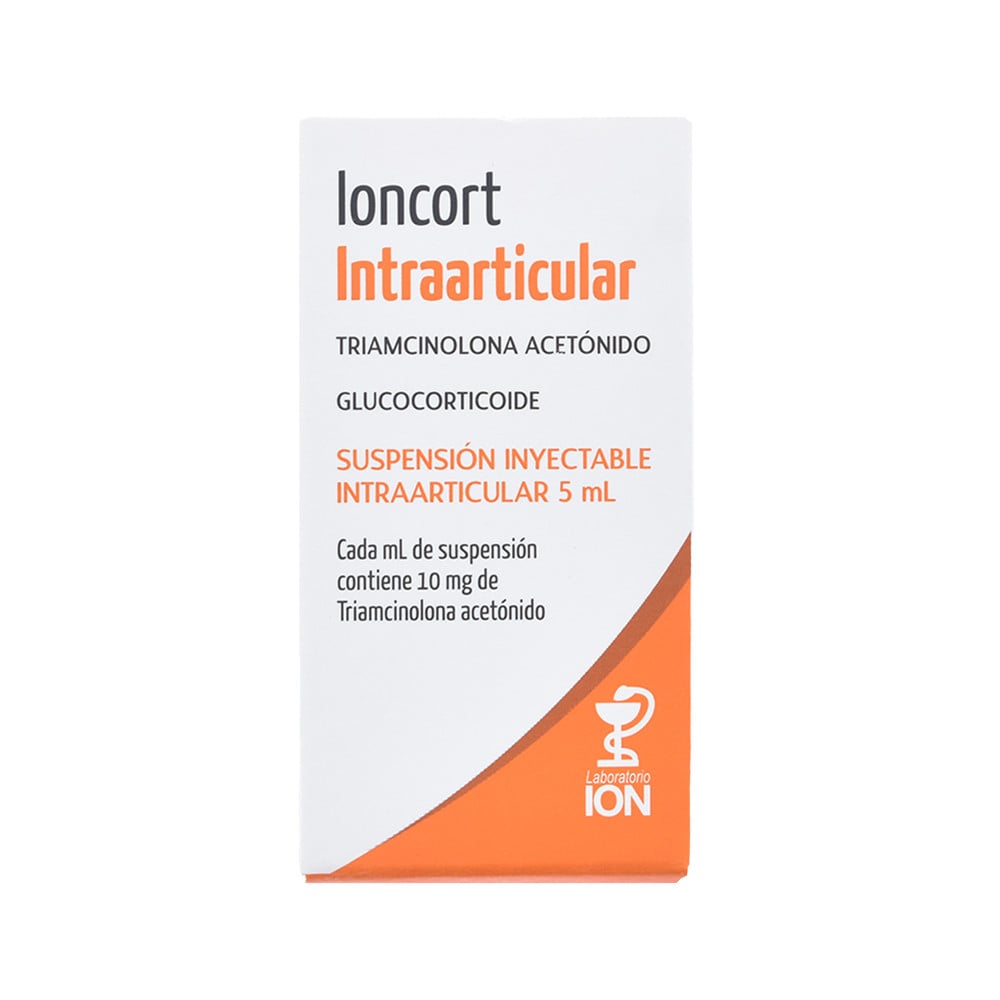 Ioncort Intraarticular Inyectable 10 mg 5 ml