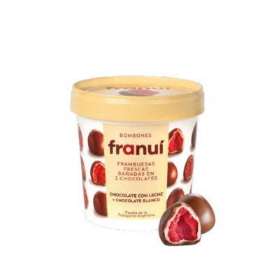 Frambuesas con Chocolate Franuí Milk 150 g