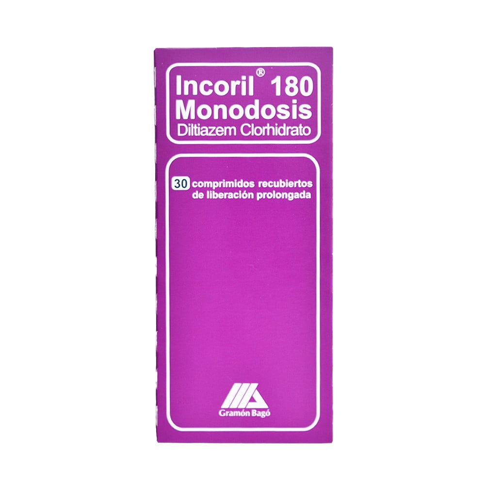 Incoril Monodosis 180 mg 30 Comprimidos Recubiertos LP