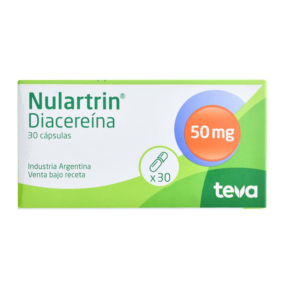 NULARTRIN 50 MG 30 CÁPSULAS