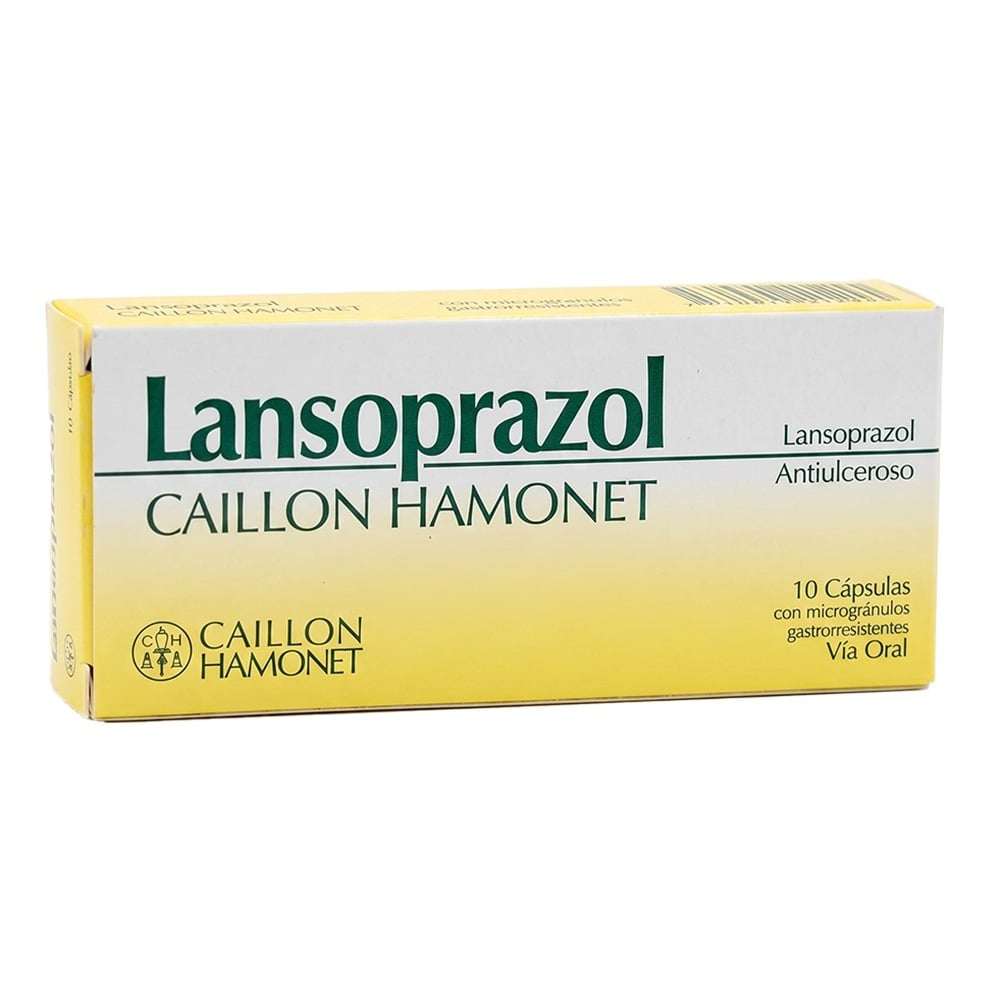 Lansoprazol 30 mg 10 Cápsulas con Microgránulos Gastrorresistentes