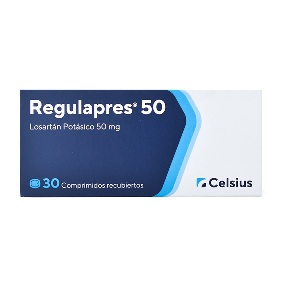 Regulapres 50 mg 30 Comprimidos Recubiertos