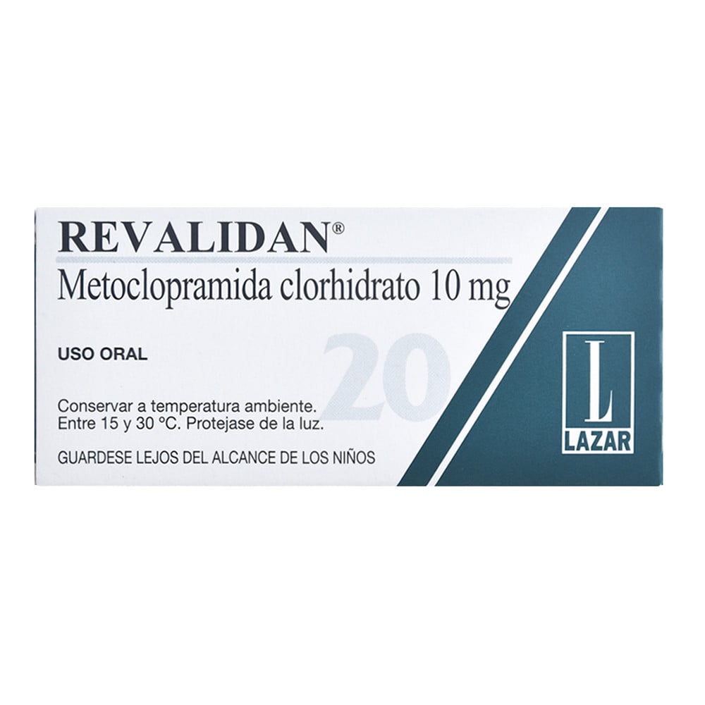 Revalidan 10 mg 20 Comprimidos