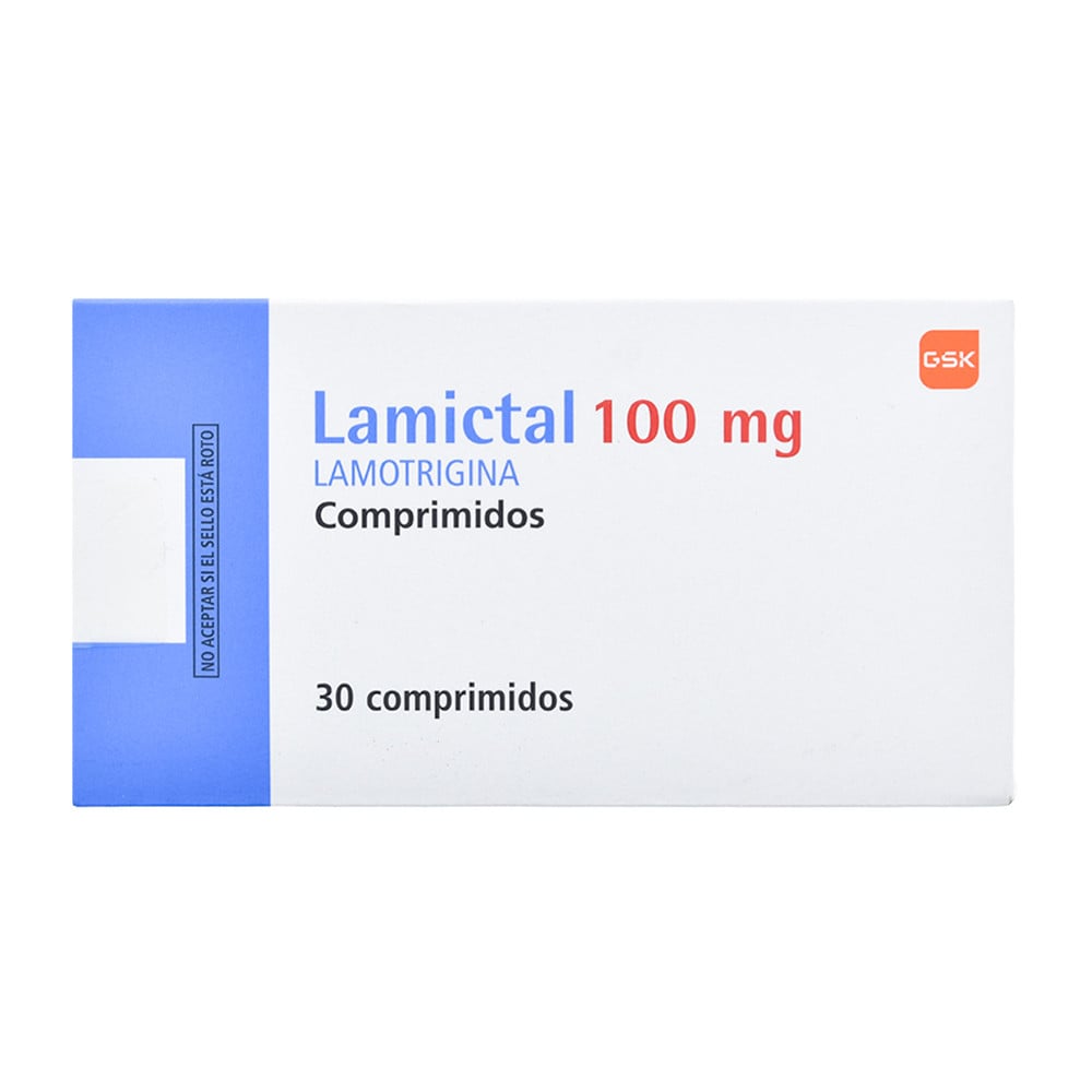 Lamictal 100 mg 30 Comprimidos
