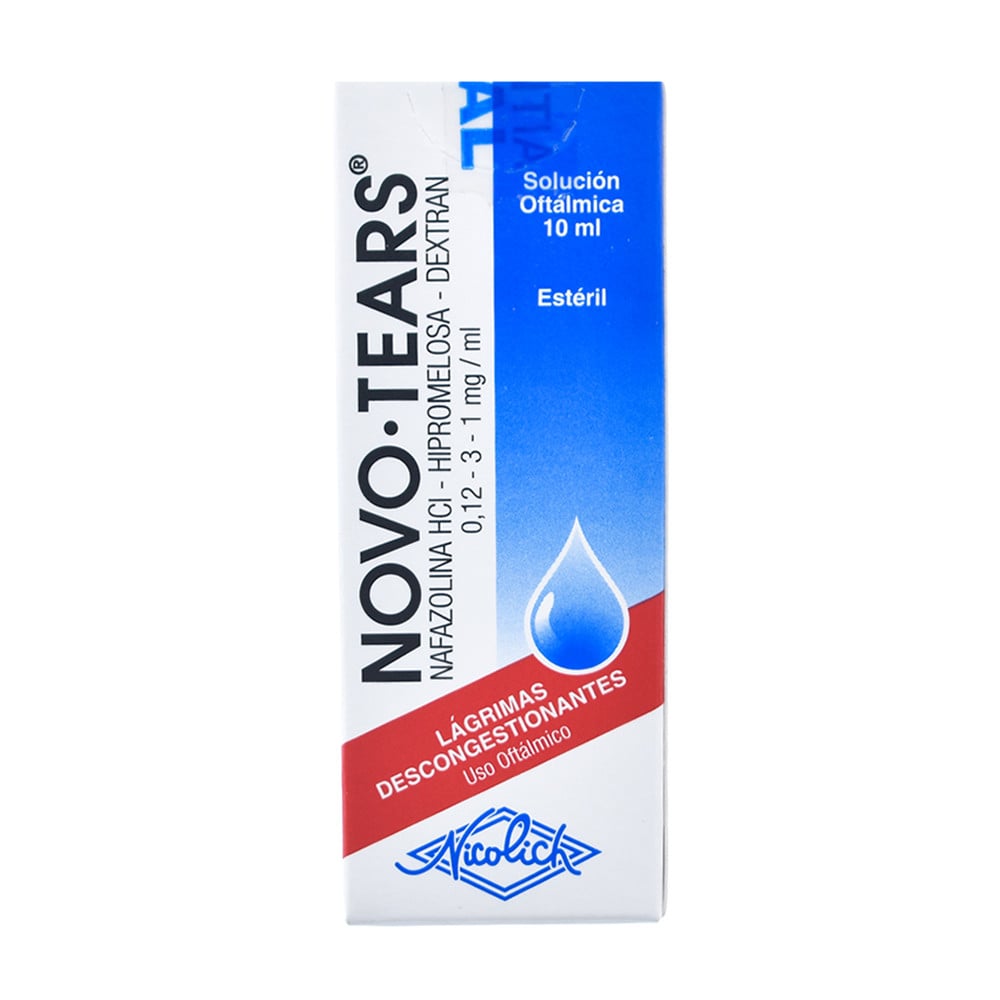 Novotears 0.12-3-1 mg/ml Solución Oftálmica 10 ml