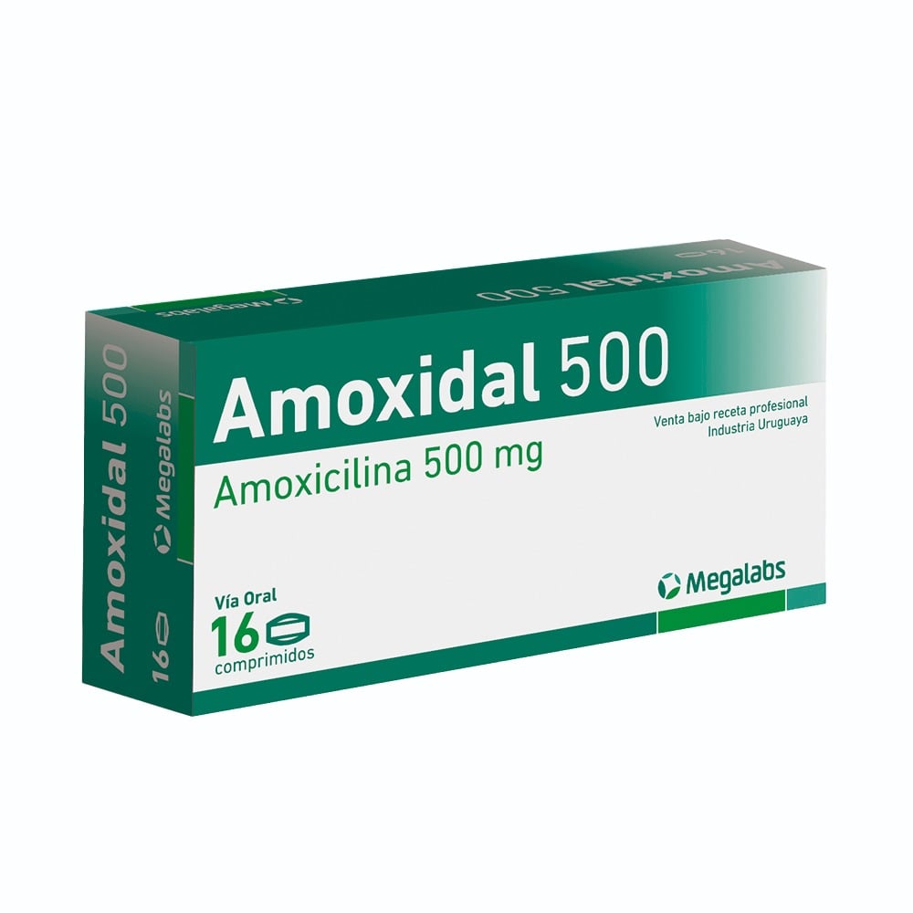 Amoxidal 500 mg 16 Comprimidos