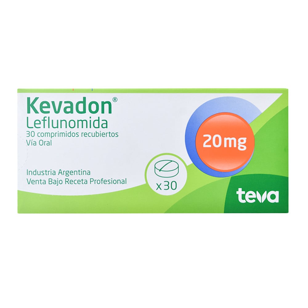 Kevadon 20 mg 30 Comprimidos Recubiertos