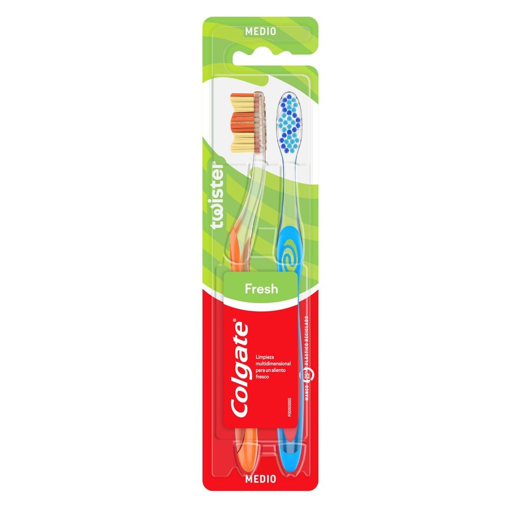 Cepillo de Dientes Colgate Twister 2 Unidades