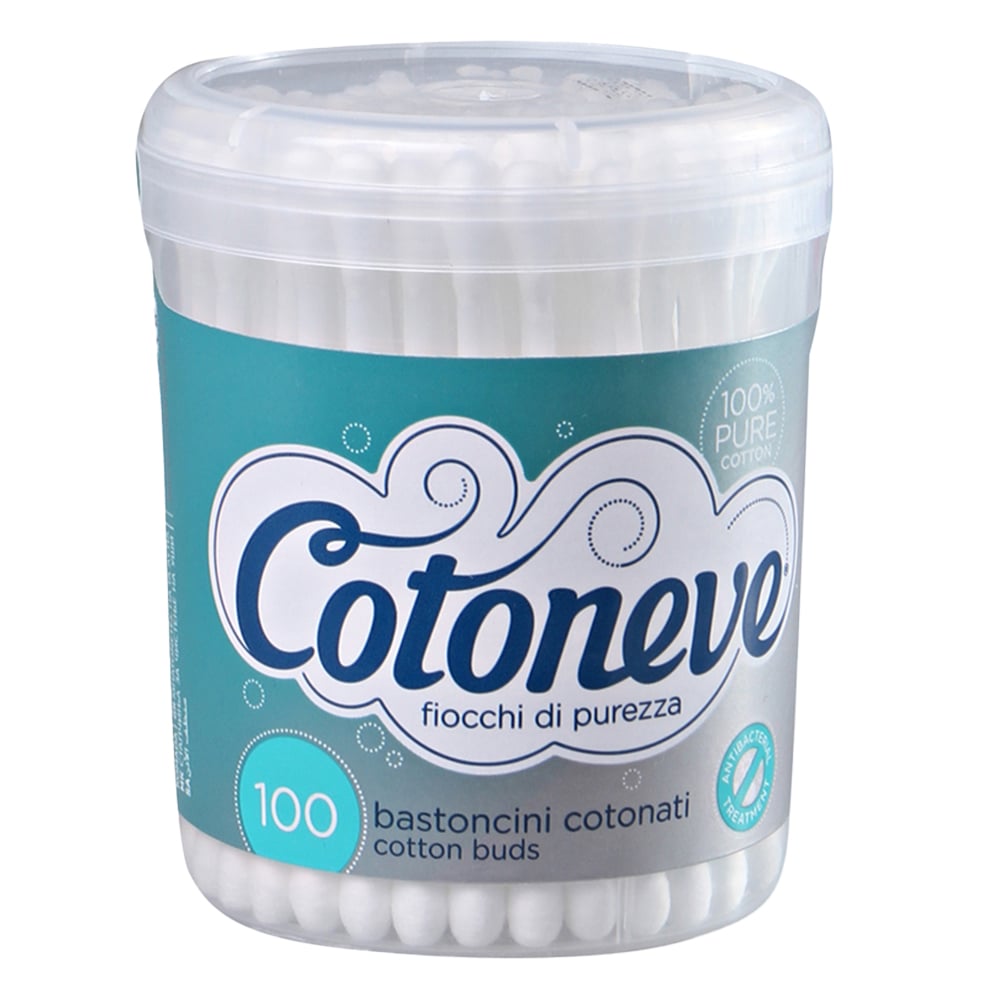 HISOPOS COTONEVE POTE X100 UNIDADES