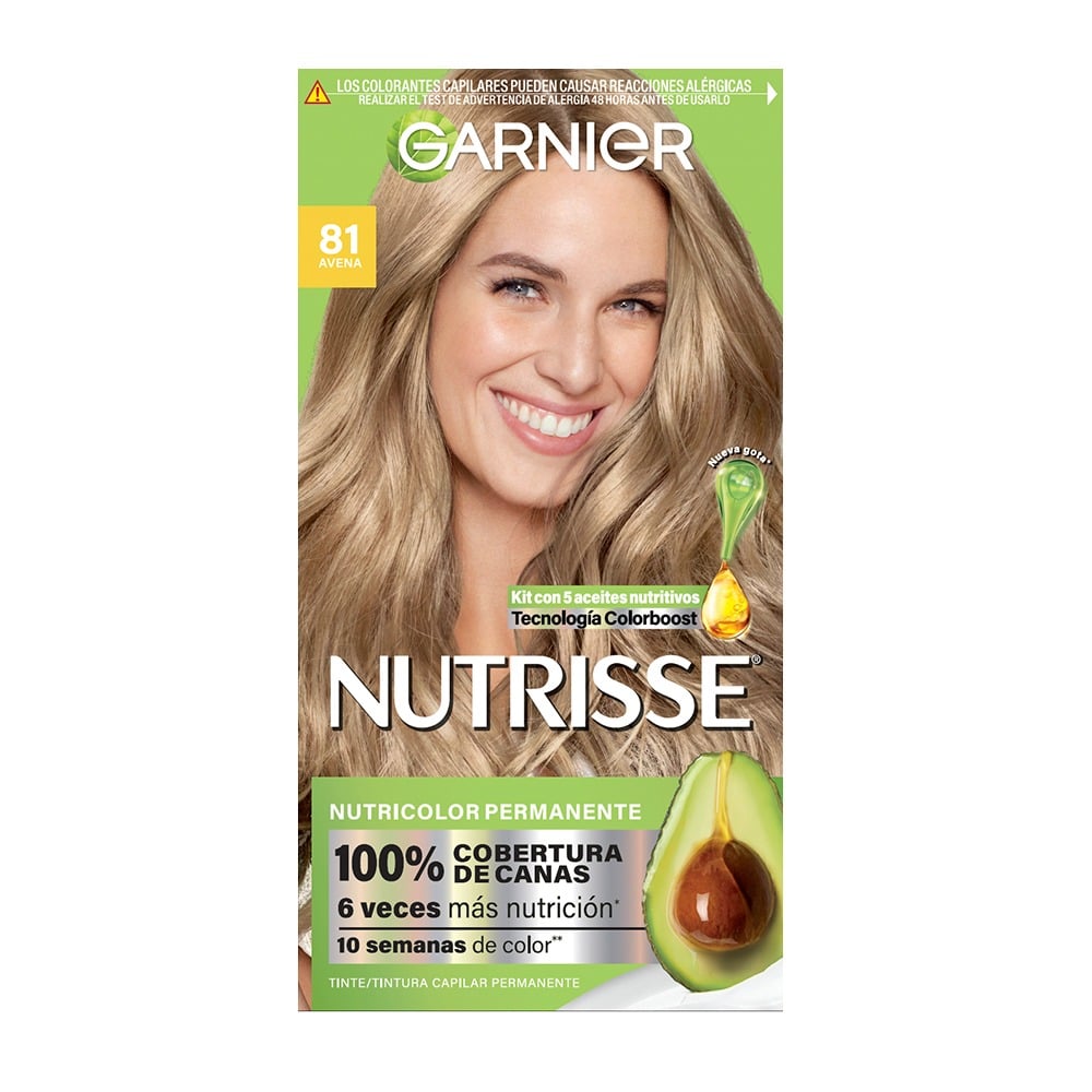 Tinta Garnier Nutrisse N°81 Avena
