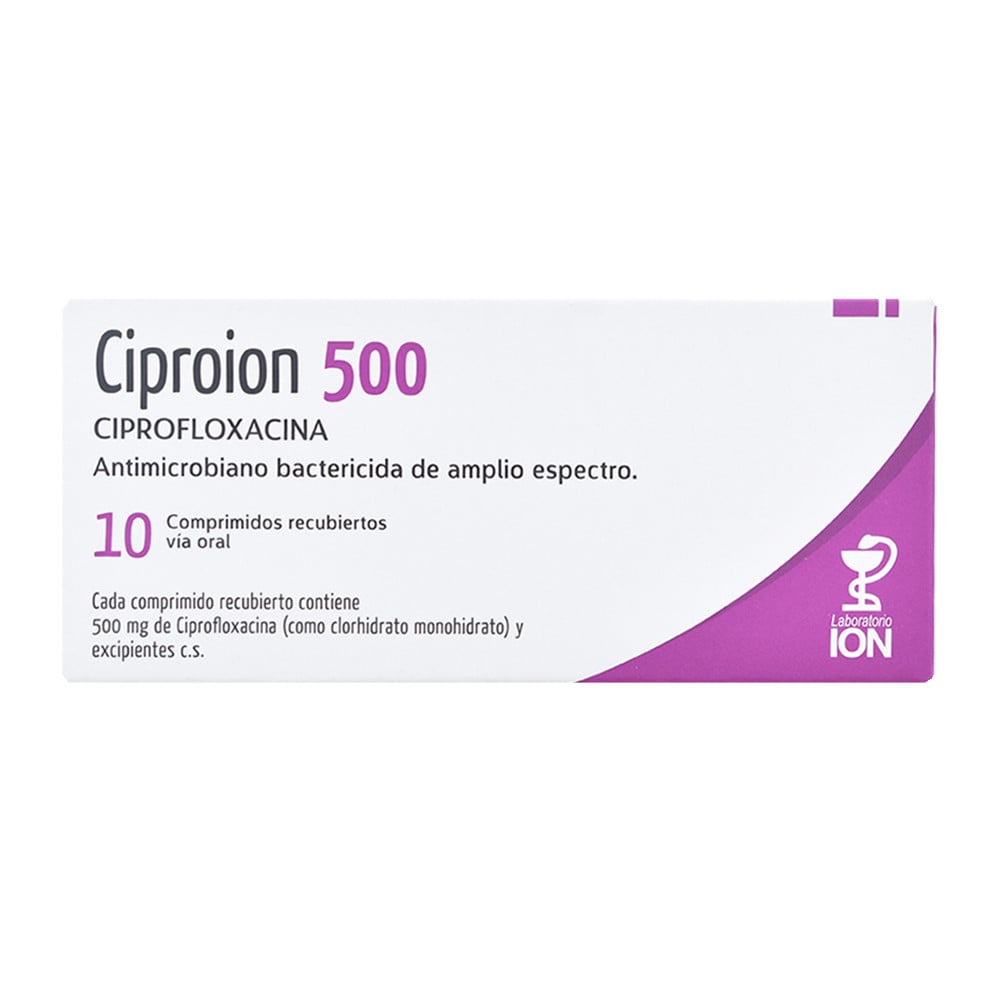 CIPROION 500 MG 10 COMPRIMIDOS