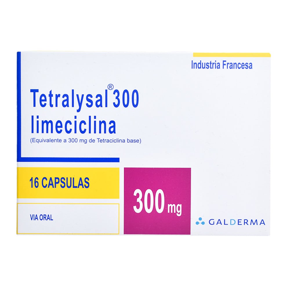 Tetralysal 300 mg 16 Cápsulas