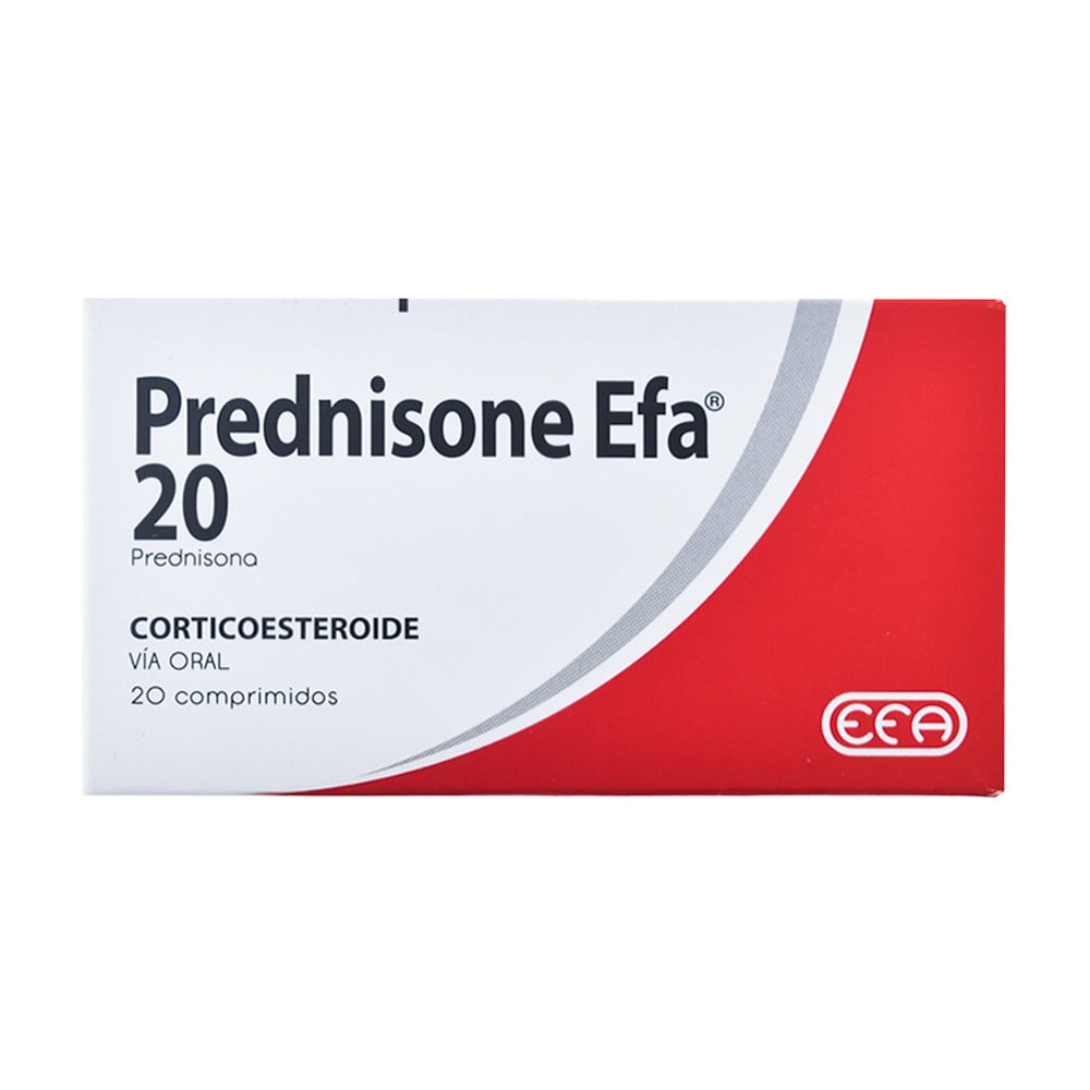 Prednisone Efa 20 mg 20 Comprimidos